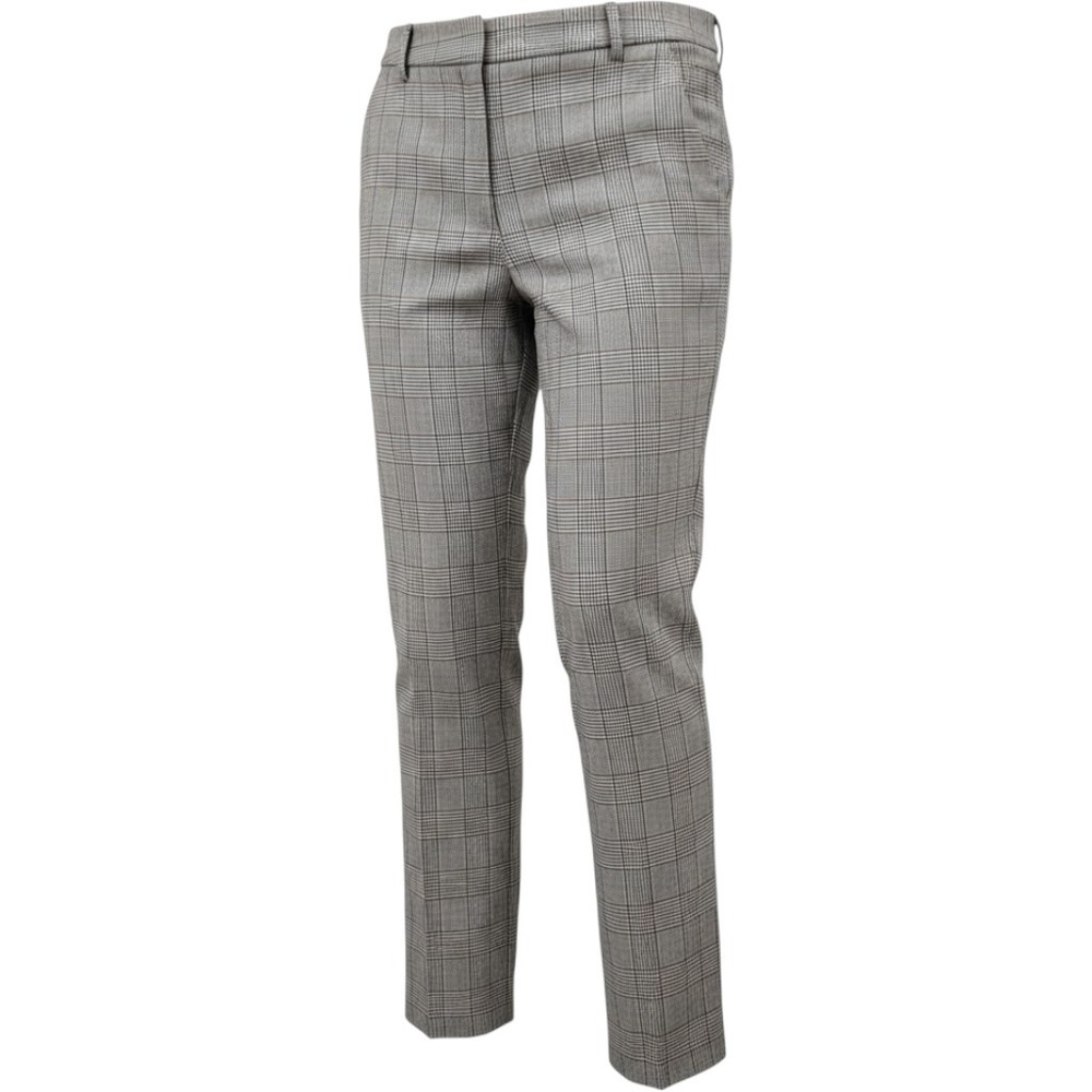 Gerard Darel Paris Trousers Pants Women 42 US 10 Plaid Stretch Career Hoodstooth